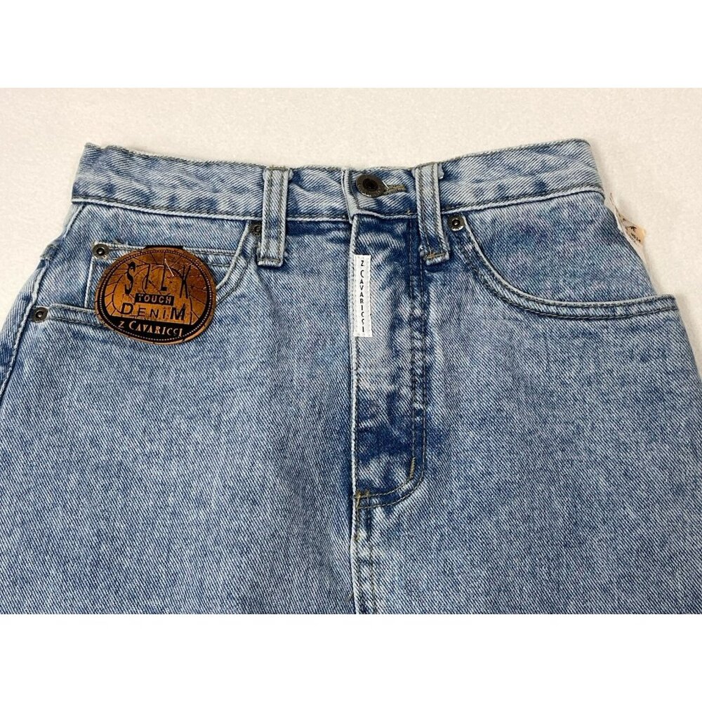 Vintage Z Cavaricci Denim Skirt NWT Womens 24 Made USA 90s Deadstock - Picture 2 of 15